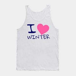 I love winter Tank Top